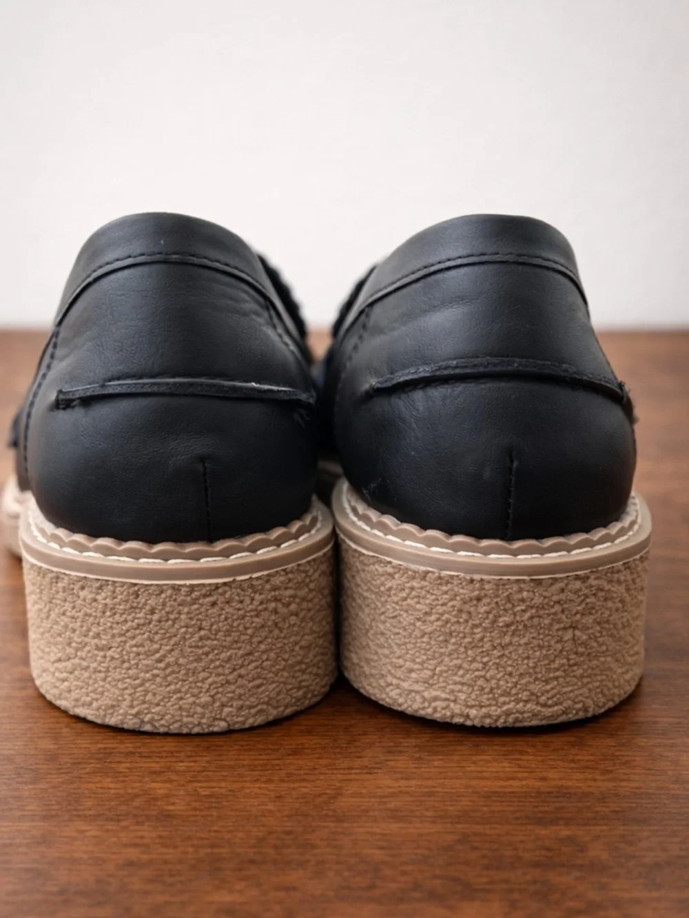 DV Dolce Vita Thurman Platform Penny Loafers Black Women’s 8.5 NWOB